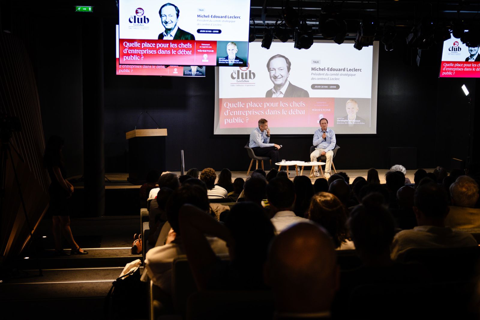 Captation d'événement : Le Club Les Echos, une captation clé en main