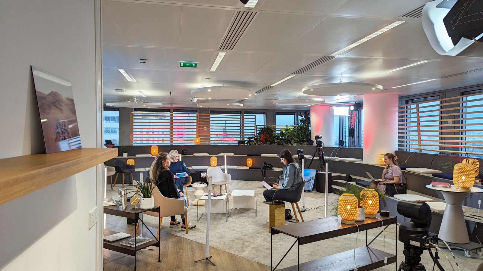 Produire un plateau en public dans les locaux d'AXA