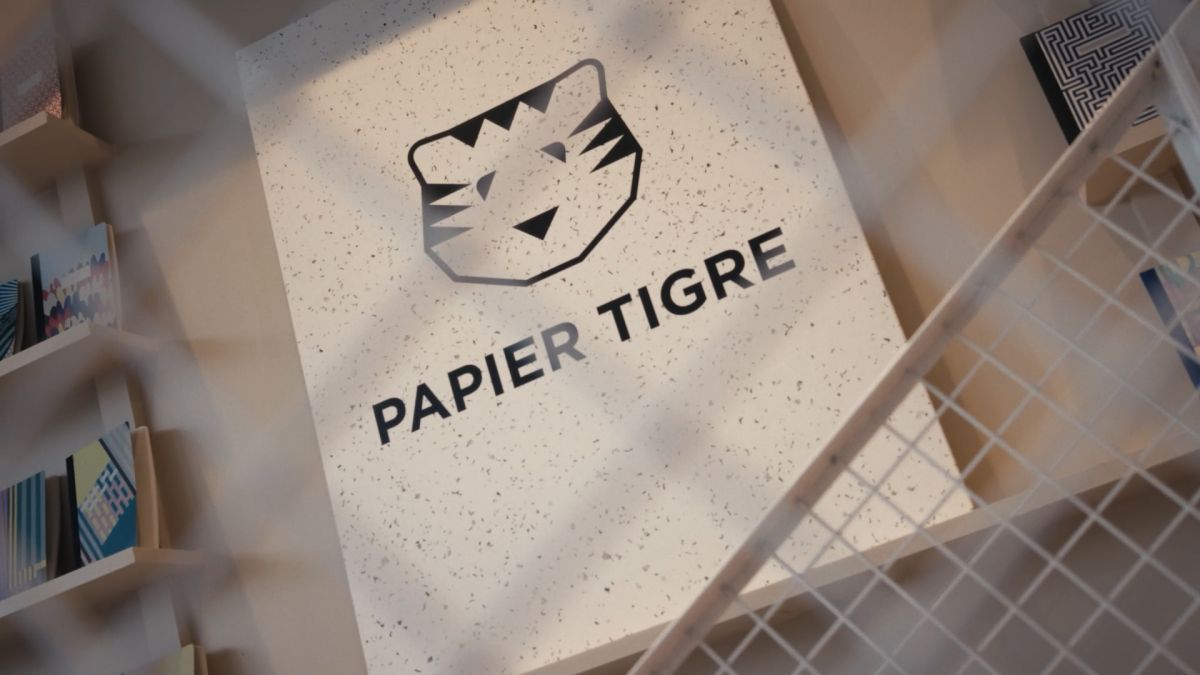 Film de marque :  Papier Tigre et Canon, des articles de papeterie qui sortent de l'ordinaire