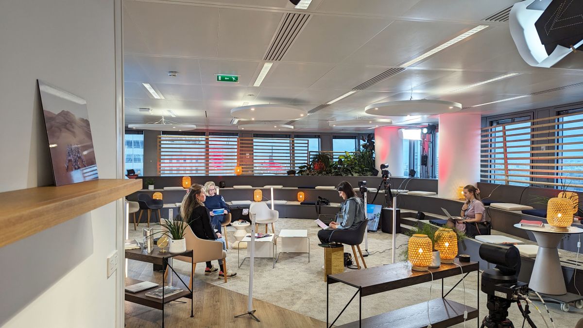 Produire un plateau en public dans les locaux d'AXA